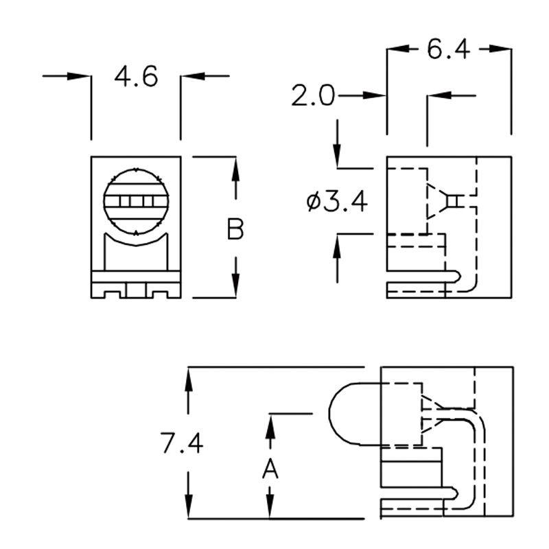 LED Lens Holder LS-LD5A-1